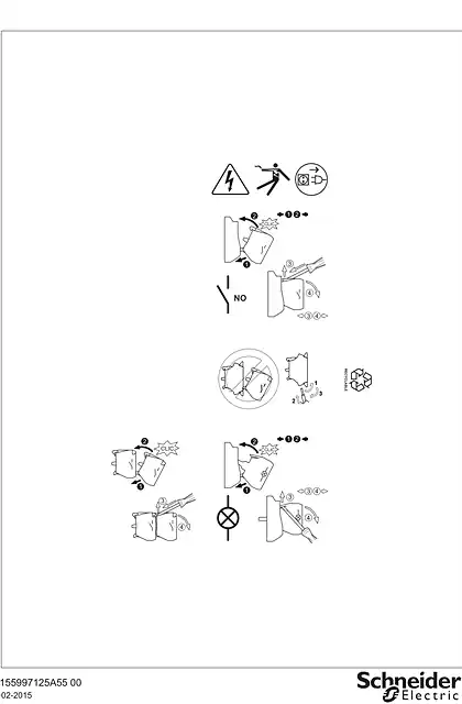 schneider施耐德ZB... Contact and light blocks mounting for XB4 and XB5_ Instruction Sheet